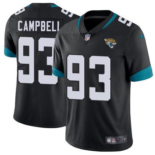 Nike Jaguars #93 Calais Campbell Black Alternate Men's Stitched NFL Vapor Untouchable Limited Jersey